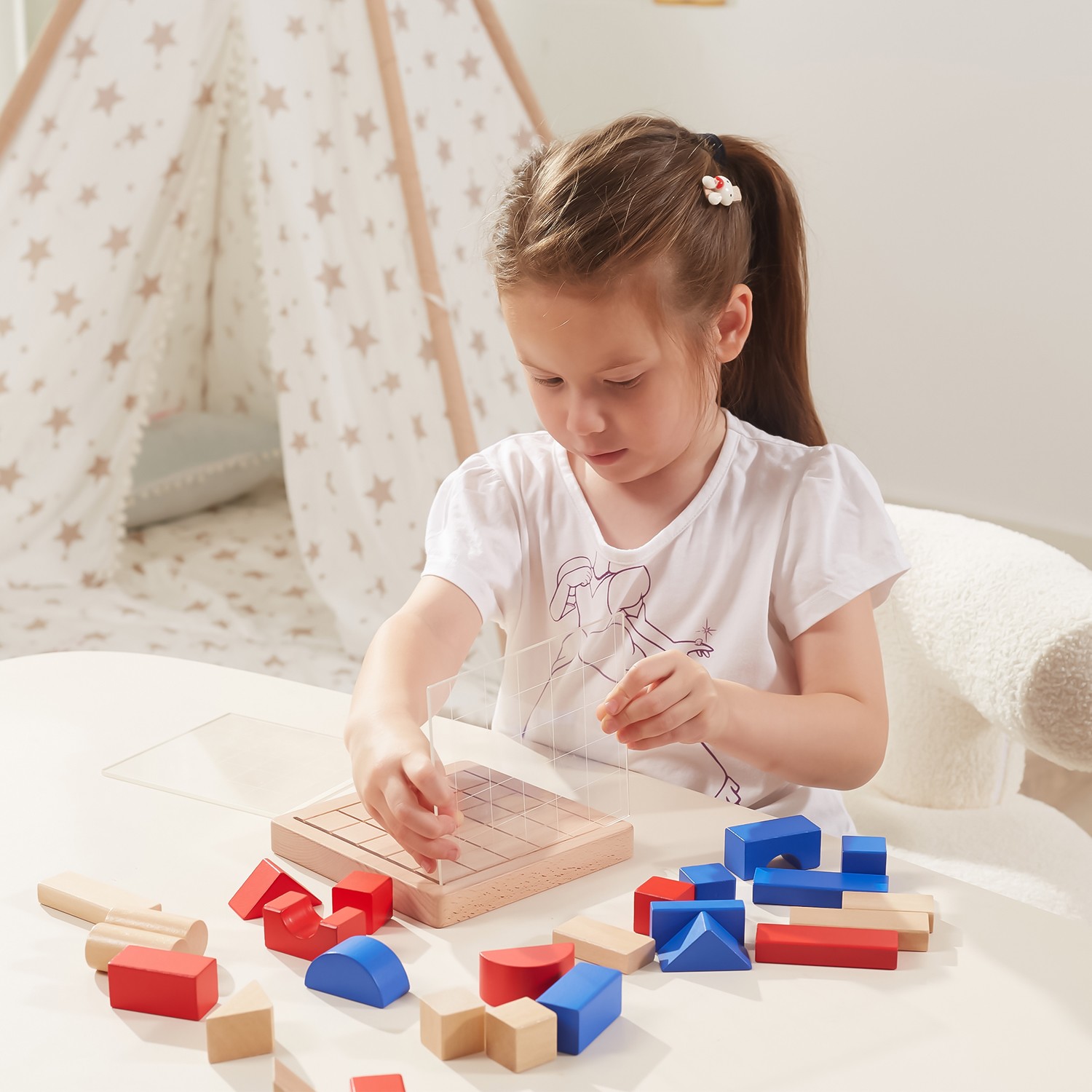 Viga Toys® Wooden 3D Block Building Game | New Classic Toys