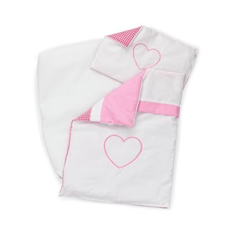 Doll bedding set - pink