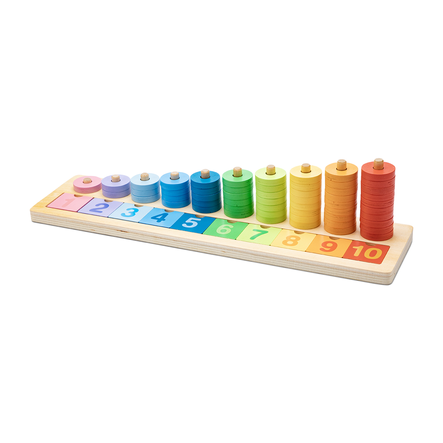 New Classic Toys Puzzle en bois à encastrer - alphabet coloré - Inserts